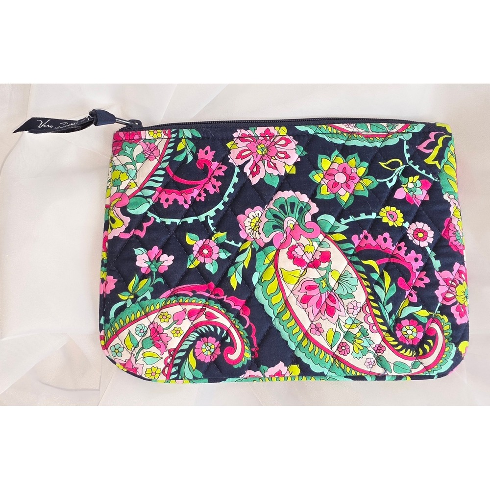 Vera Bradley Petal Paisley Villager Tote Bag and Pouch Set 14557-154 NWT - Picture 8 of 15
